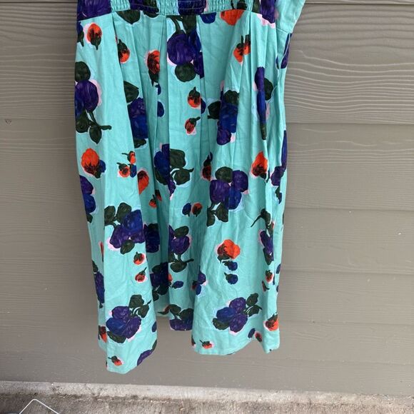 Anthropologie Maeve flora retro print midi dress - Picture 7 of 8